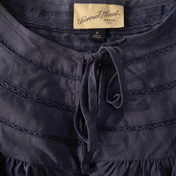 Universal Thread Long Sleeve Textured Peasant Top XL - Picture 4 of 5